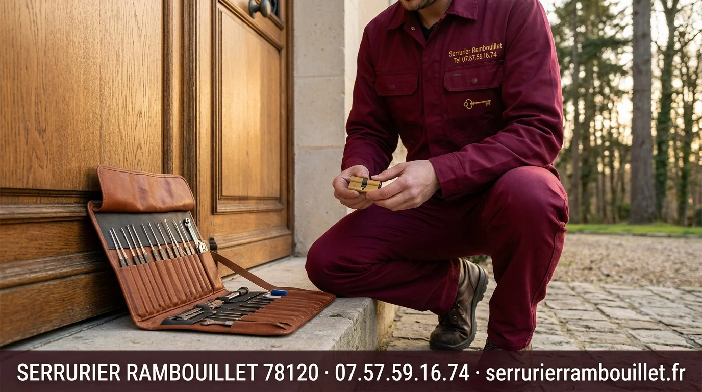 Serrurier Rambouillet en intervention - artisan local 78120