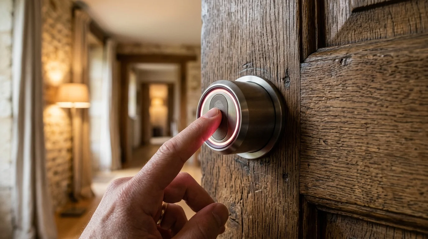 Serrure connectée smart lock à Rambouillet 78120 - cylindre NFC empreinte digitale